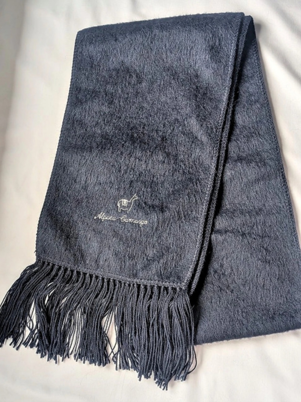 Alpaca 88 Alpaca Scarf in Navy Blue